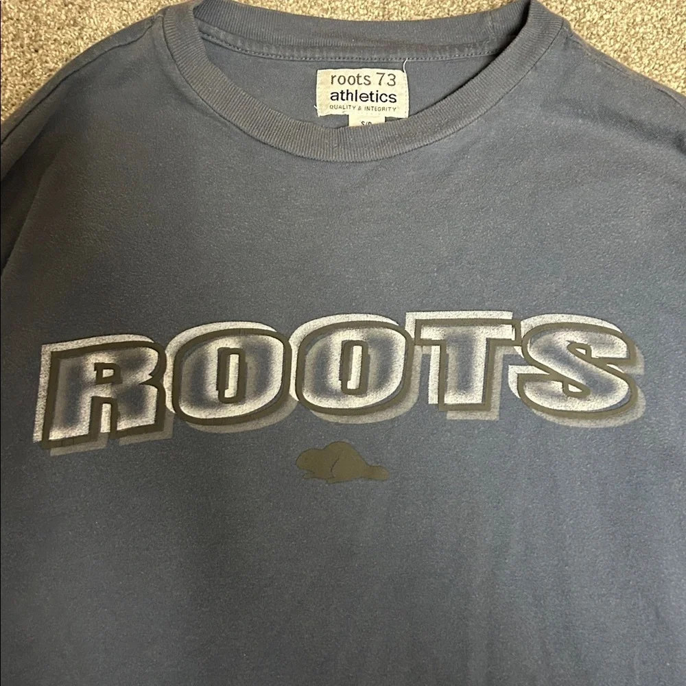 Y2K 2000s Roots Athletic Long Sleeve Shirt - Picture 2 of 5
